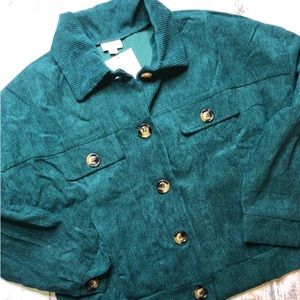NWT Dark green jacket